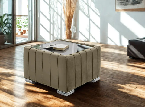 Glass Top Itilian Coffee Table